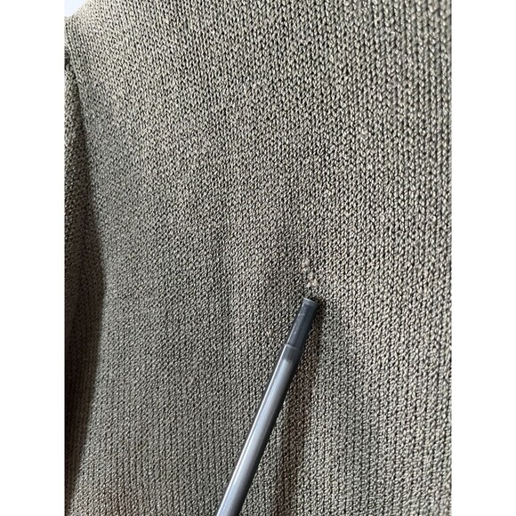 St John Vintage Cardigan Sweater Long Duster Santana Knit Gathered Sleeve Medium - Picture 8 of 10